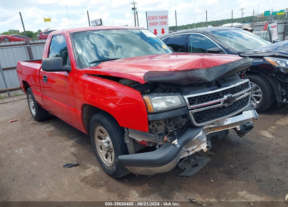 2007 CHEVROLET SILVERADO 1500 CLASSIC WORK TRUCK VIN: 3GCEC14XX7G225008
