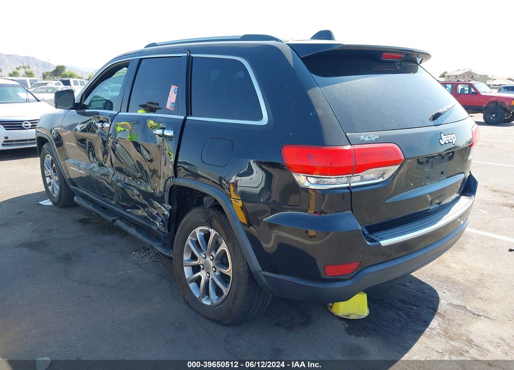 2015 JEEP GRAND CHEROKEE LIMITED VIN: 1C4RJEBG0FC634945