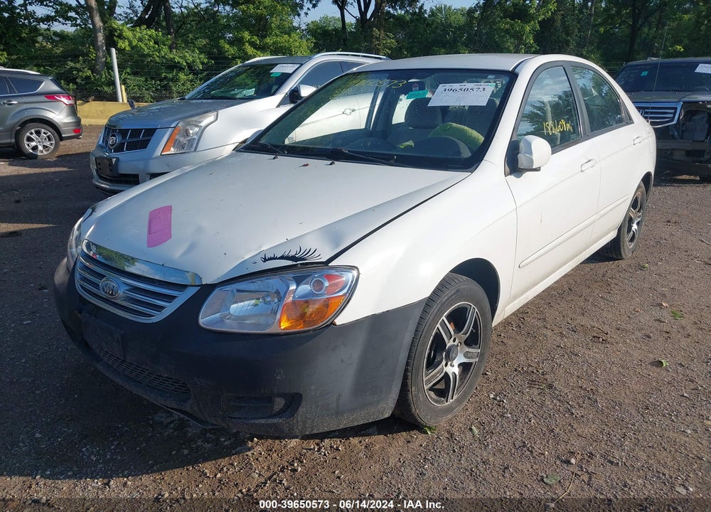 2009 KIA SPECTRA EX VIN: KNAFE221895628172