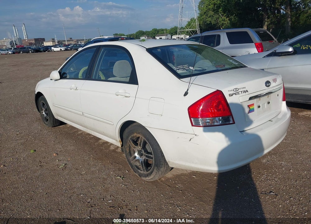2009 KIA SPECTRA EX VIN: KNAFE221895628172
