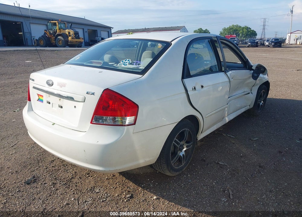 2009 KIA SPECTRA EX VIN: KNAFE221895628172