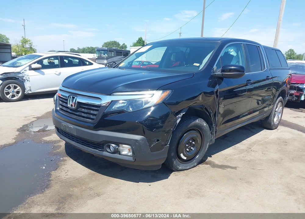 2017 HONDA RIDGELINE RTL-T VIN: 5FPYK3F69HB037501