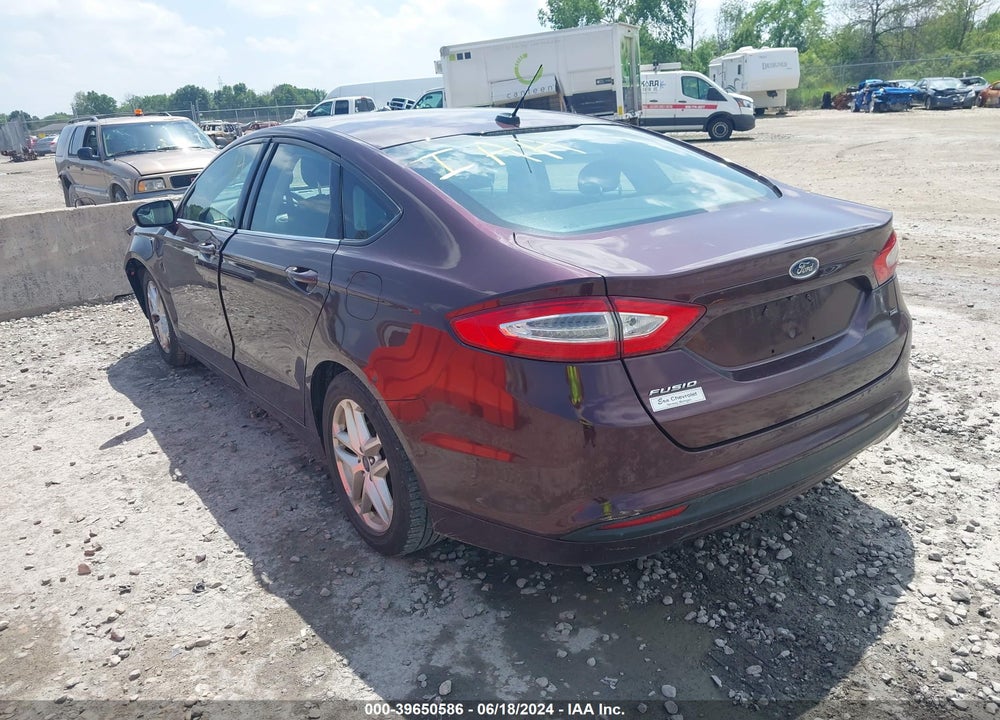 2013 FORD FUSION SE VIN: 3FA6P0H77DR117349
