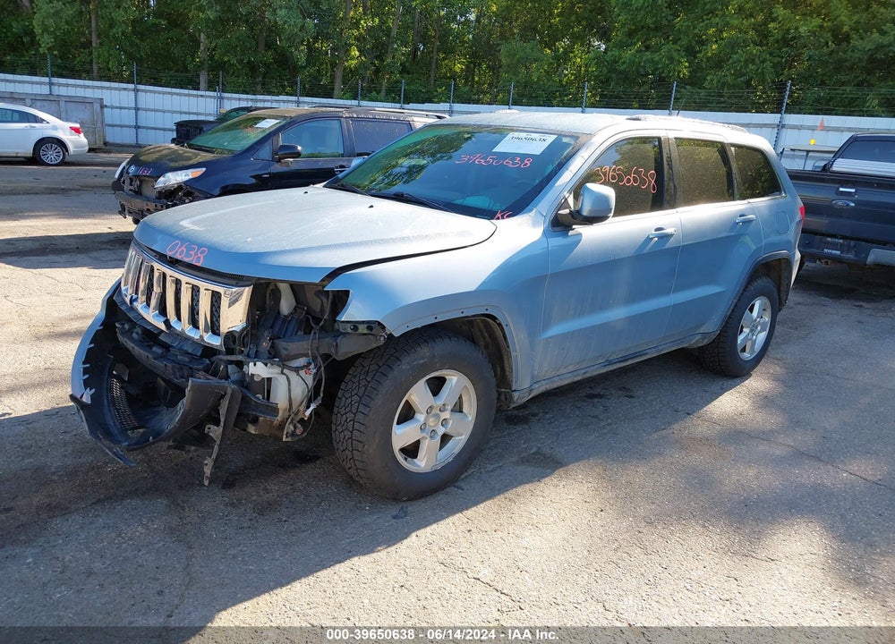 2012 JEEP GRAND CHEROKEE LAREDO VIN: 1C4RJFAGXCC277986