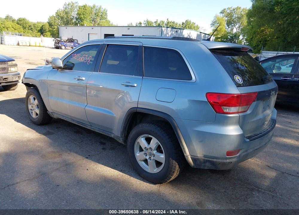 2012 JEEP GRAND CHEROKEE LAREDO VIN: 1C4RJFAGXCC277986