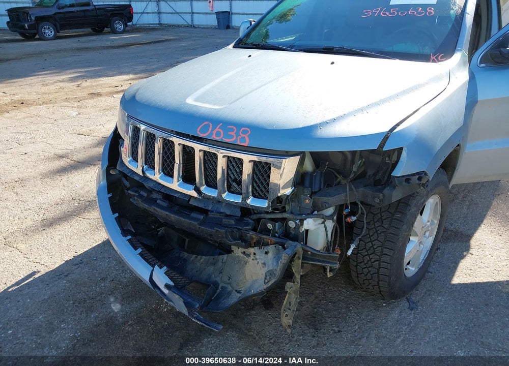 2012 JEEP GRAND CHEROKEE LAREDO VIN: 1C4RJFAGXCC277986