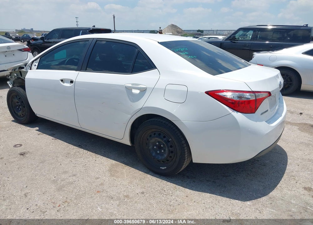 2015 TOYOTA COROLLA LE VIN: 5YFBURHE8FP226089