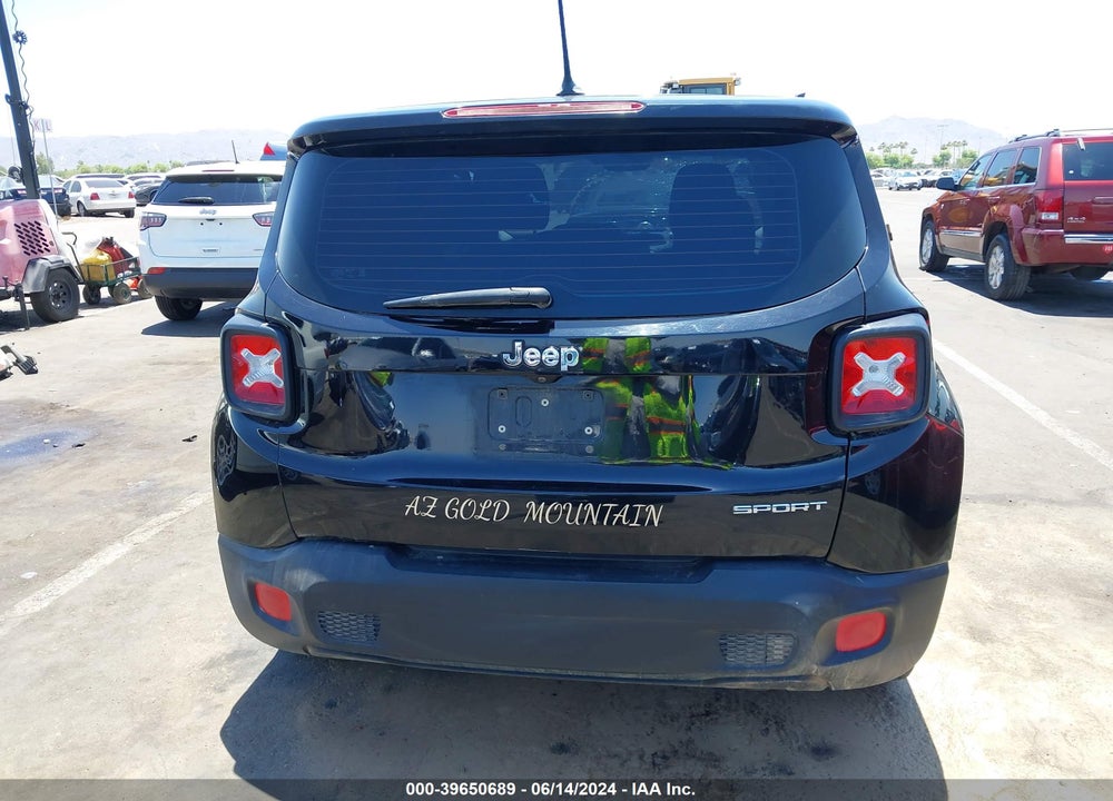 2017 JEEP RENEGADE SPORT FWD VIN: ZACCJAABXHPE53631