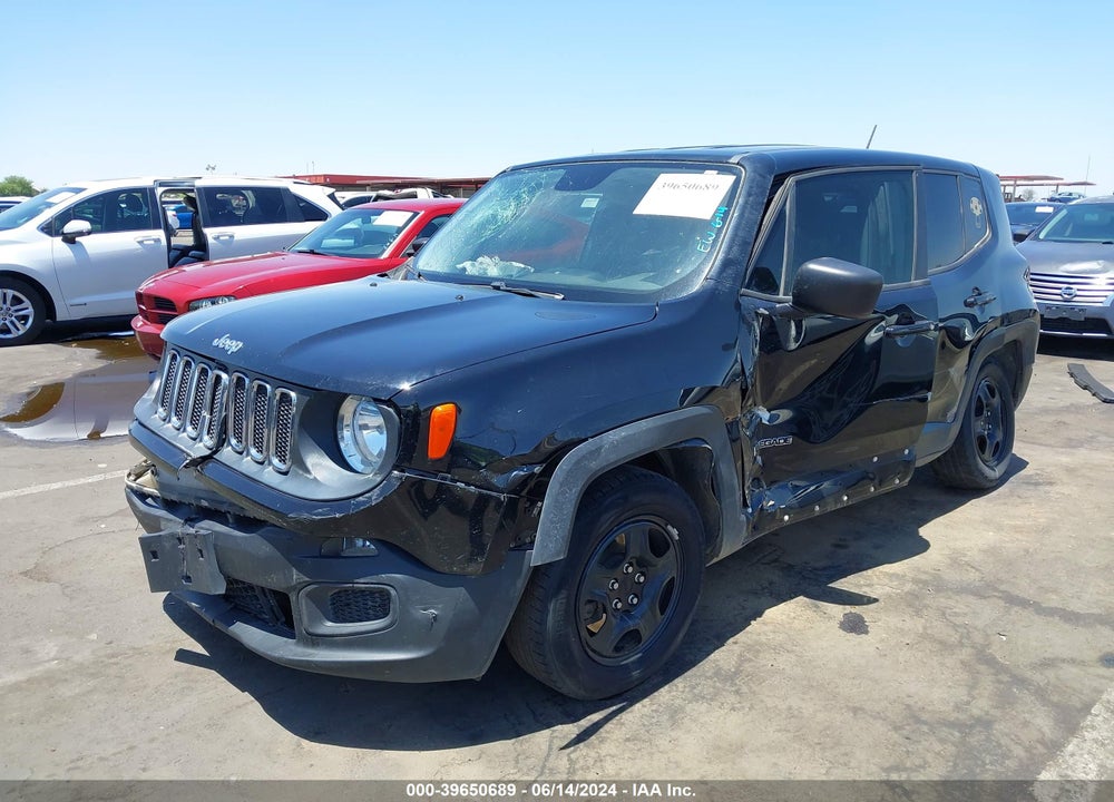 2017 JEEP RENEGADE SPORT FWD VIN: ZACCJAABXHPE53631