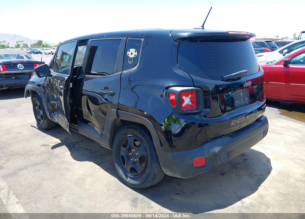 2017 JEEP RENEGADE SPORT FWD VIN: ZACCJAABXHPE53631