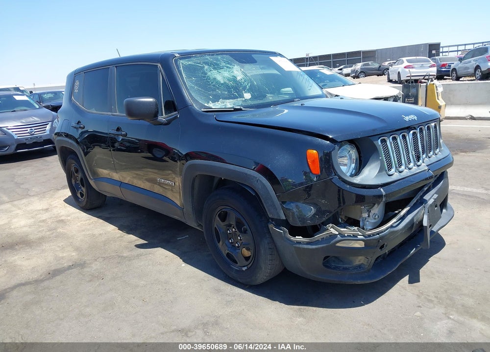 2017 JEEP RENEGADE SPORT FWD VIN: ZACCJAABXHPE53631