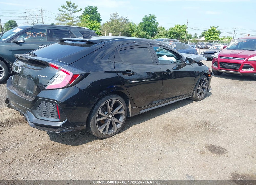 2018 HONDA CIVIC SPORT VIN: SHHFK7H43JU412449