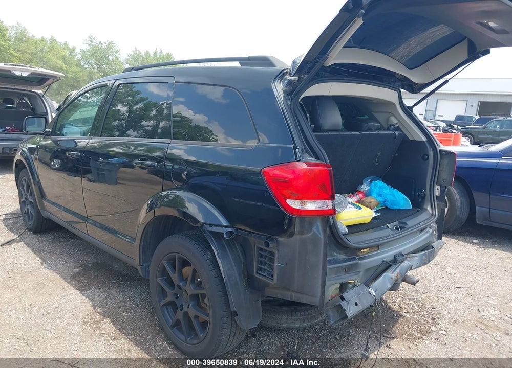 2014 DODGE JOURNEY SXT VIN: 3C4PDCBB2ET181616