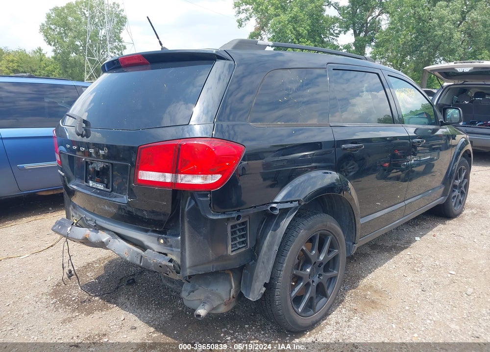 2014 DODGE JOURNEY SXT VIN: 3C4PDCBB2ET181616
