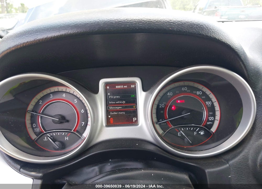 2014 DODGE JOURNEY SXT VIN: 3C4PDCBB2ET181616