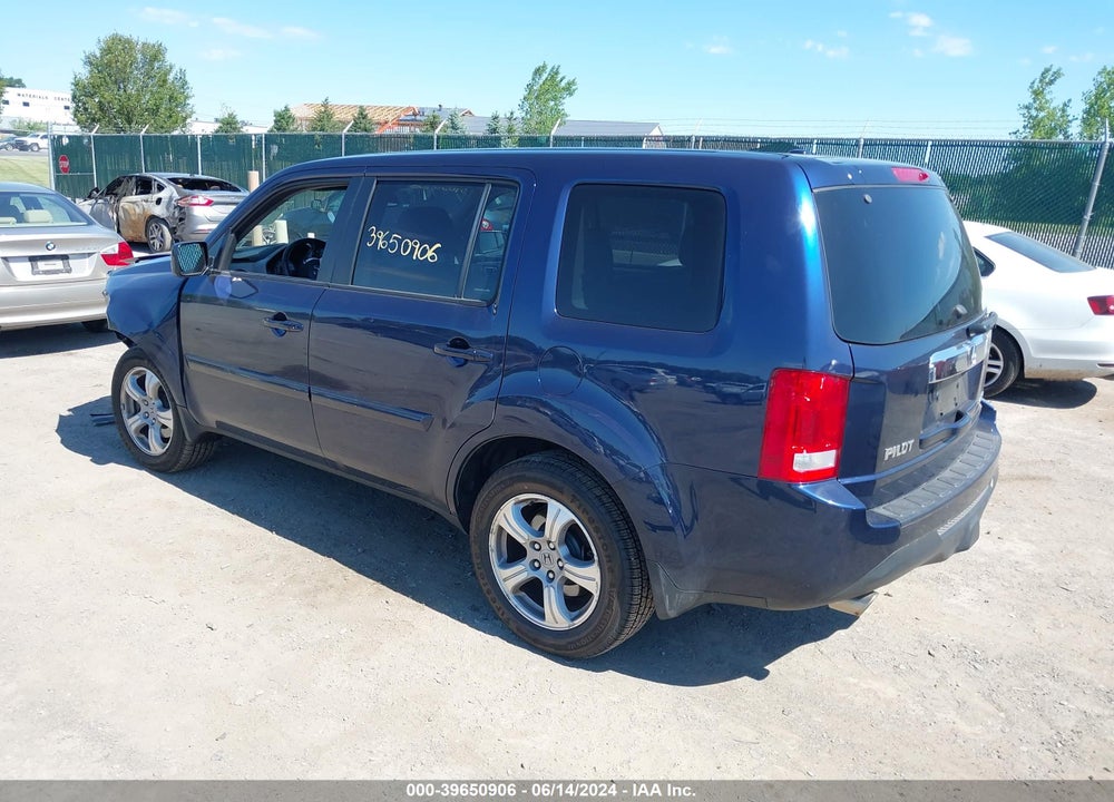 2015 HONDA PILOT EX-L VIN: 5FNYF4H58FB023898