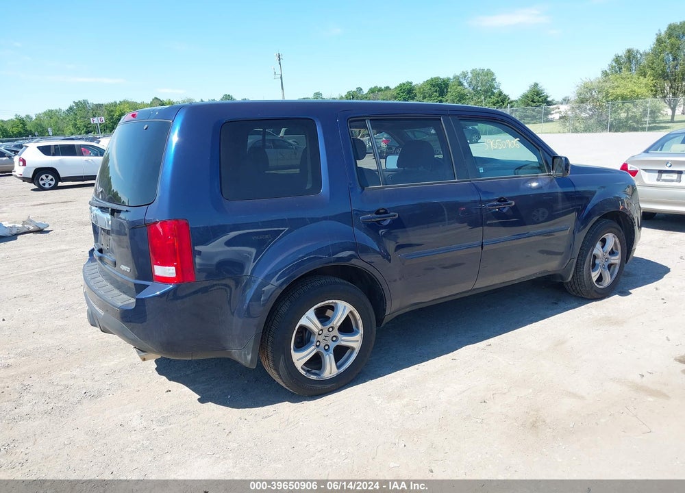 2015 HONDA PILOT EX-L VIN: 5FNYF4H58FB023898