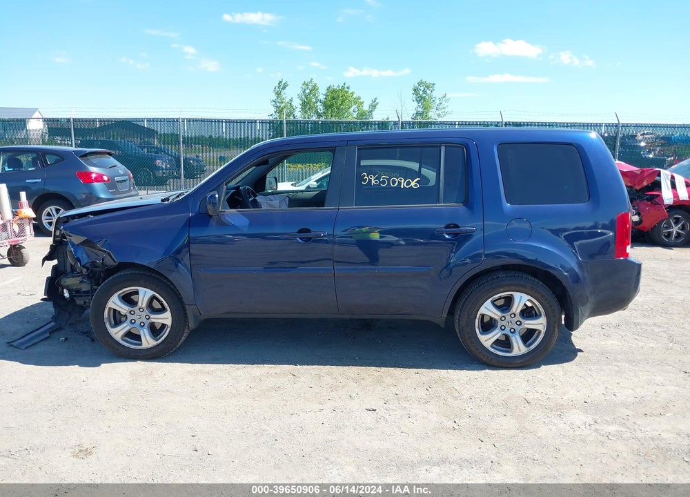 2015 HONDA PILOT EX-L VIN: 5FNYF4H58FB023898