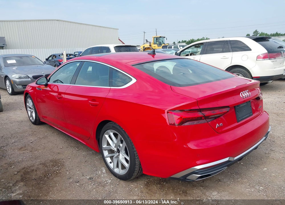 2024 AUDI A5 SPORTBACK PREMIUM PLUS 45 TFSI QUATTRO S TRONIC VIN: WAUFACF57RA049325