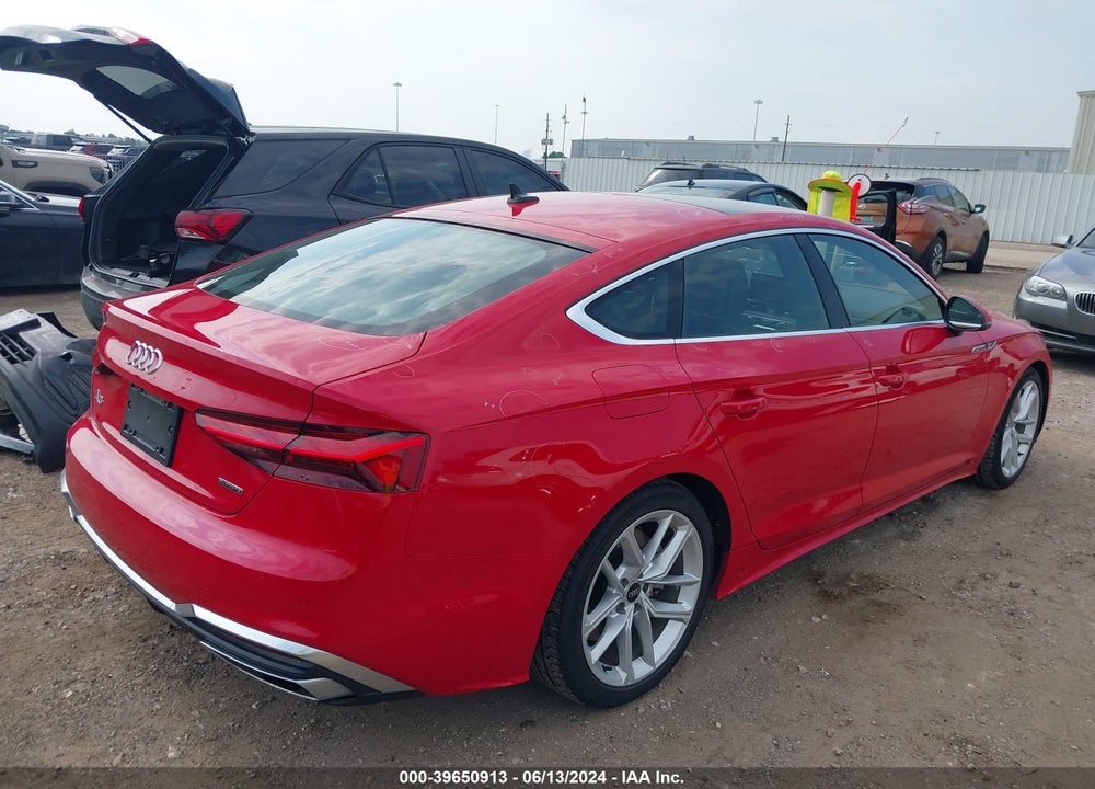 2024 AUDI A5 SPORTBACK PREMIUM PLUS 45 TFSI QUATTRO S TRONIC VIN: WAUFACF57RA049325