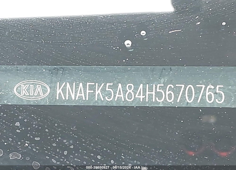 2017 KIA FORTE LX VIN: KNAFK5A84H5670765