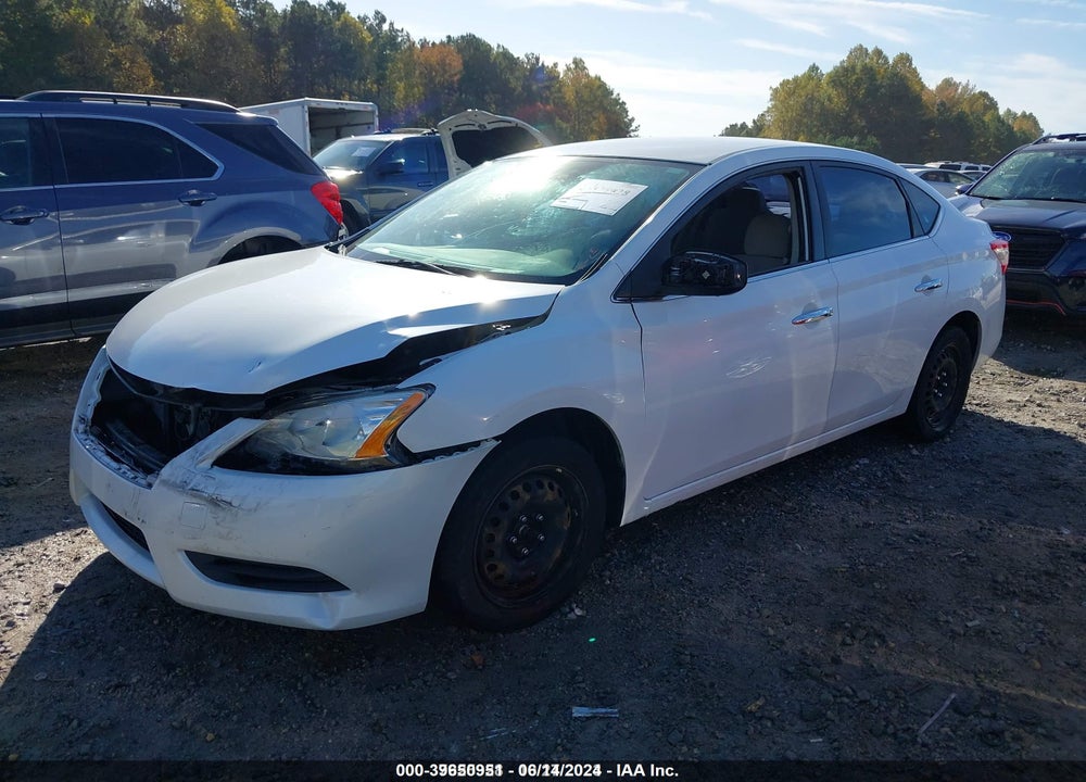 2014 NISSAN SENTRA VIN: 3N1AB7AP1EY337893