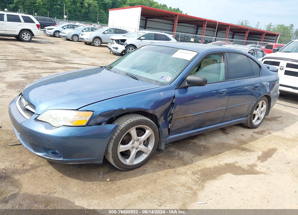 2007 SUBARU LEGACY 2.5I VIN: 4S3BL616576205391
