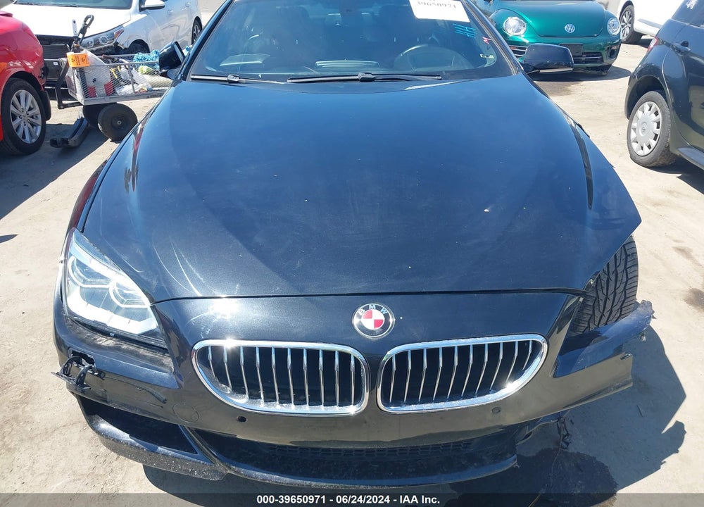 2015 BMW 640I GRAN COUPE VIN: WBA6A0C50FGB53587