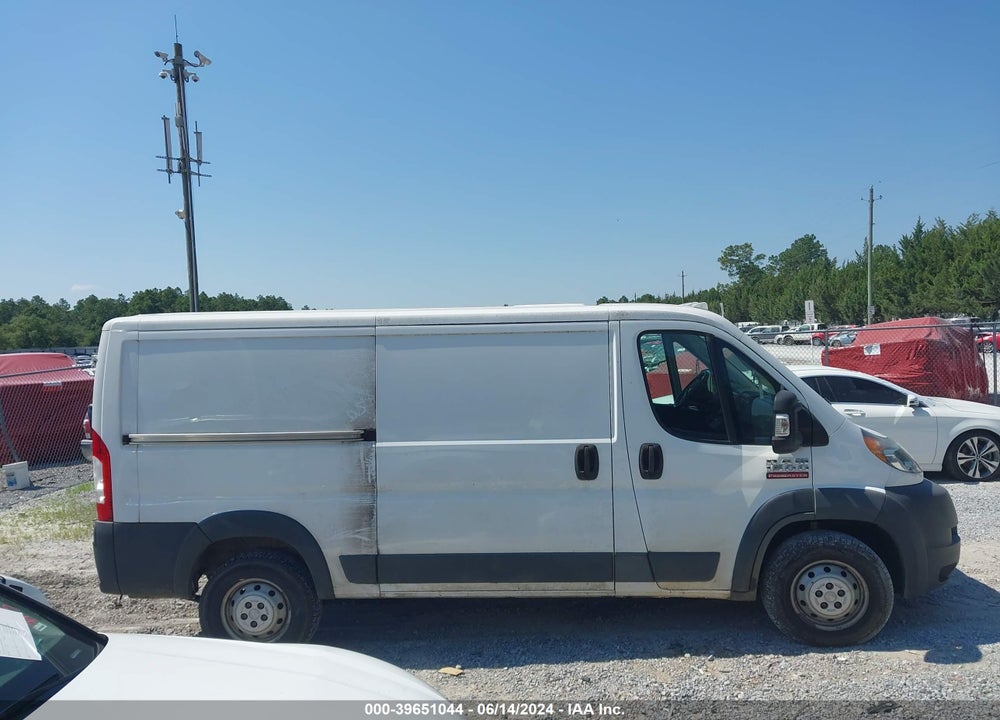 2018 RAM PROMASTER 1500 LOW ROOF 136 WB VIN: 3C6TRVAG3JE155685