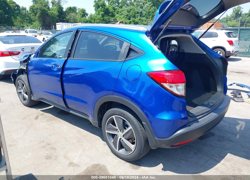 2022 HONDA HR-V AWD EX VIN: 3CZRU6H53NM751803