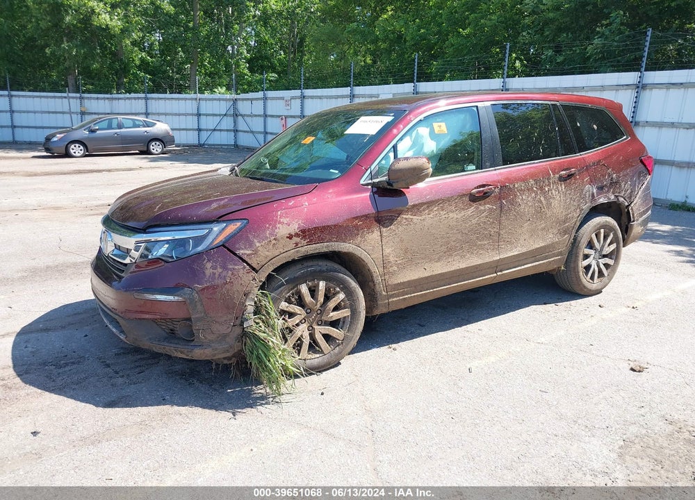 2019 HONDA PILOT EX-L VIN: 5FNYF6H52KB077235