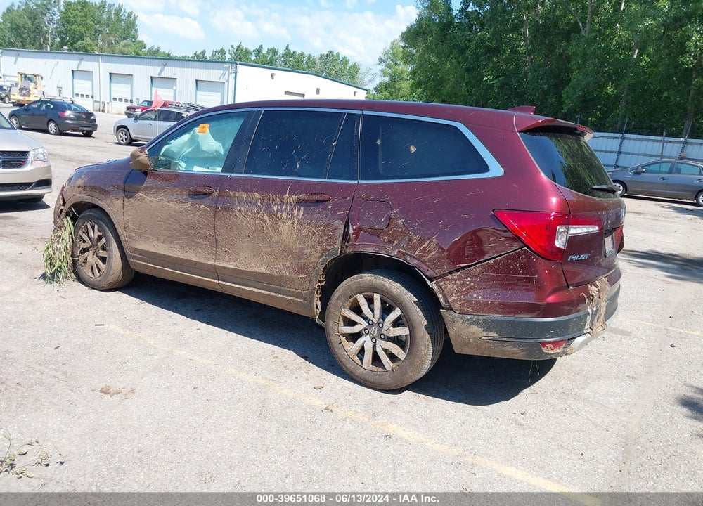 2019 HONDA PILOT EX-L VIN: 5FNYF6H52KB077235