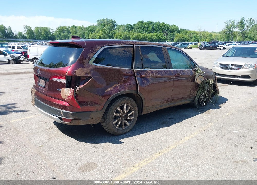 2019 HONDA PILOT EX-L VIN: 5FNYF6H52KB077235