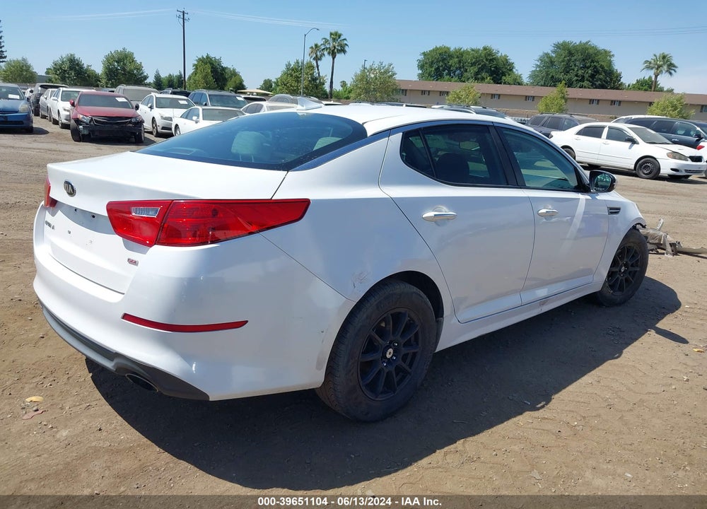 2015 KIA OPTIMA LX VIN: KNAGM4A78F5563117
