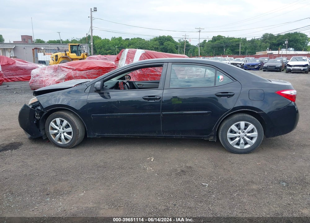 2016 TOYOTA COROLLA LE VIN: 2T1BURHE6GC538008