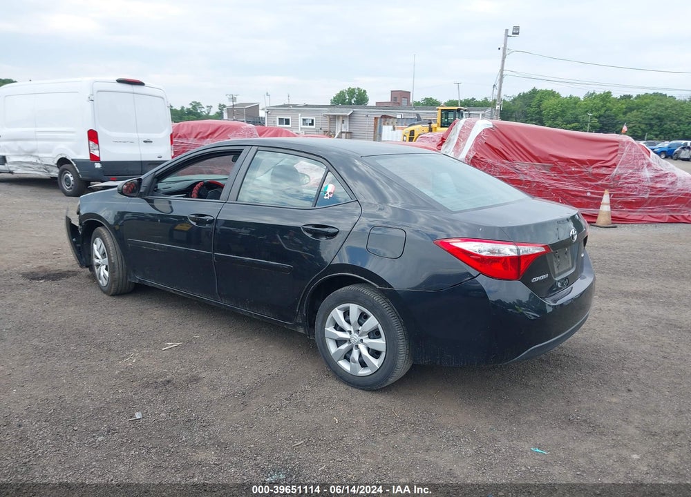 2016 TOYOTA COROLLA LE VIN: 2T1BURHE6GC538008