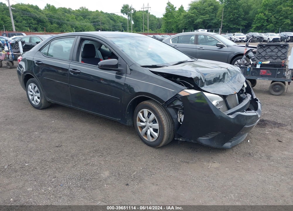 2016 TOYOTA COROLLA LE VIN: 2T1BURHE6GC538008
