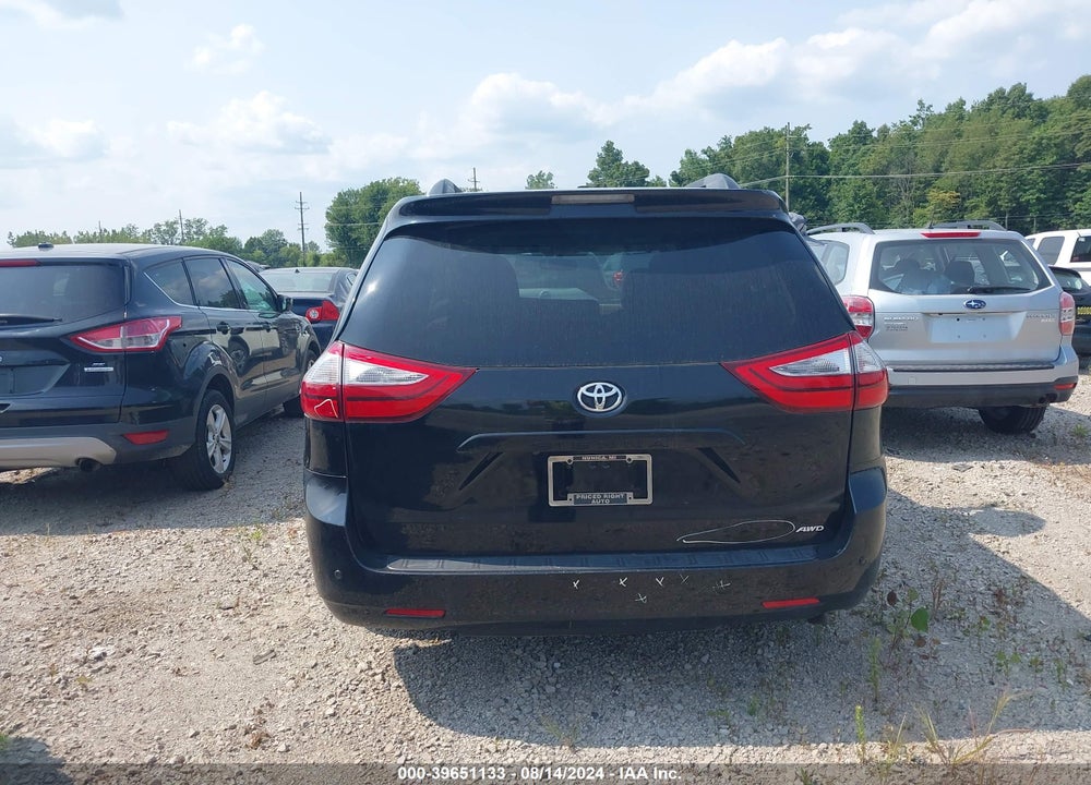 2017 TOYOTA SIENNA XLE 7 PASSENGER VIN: 5TDDZ3DC1HS179011