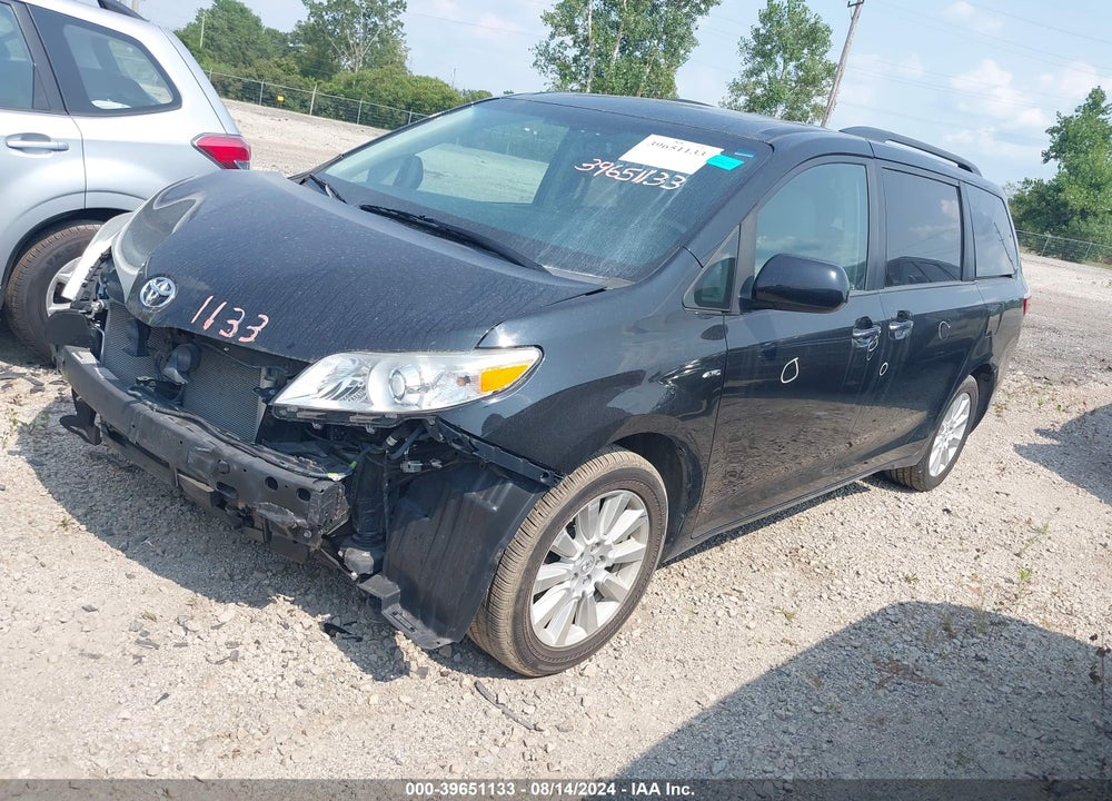 2017 TOYOTA SIENNA XLE 7 PASSENGER VIN: 5TDDZ3DC1HS179011
