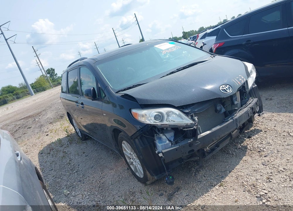 2017 TOYOTA SIENNA XLE 7 PASSENGER VIN: 5TDDZ3DC1HS179011