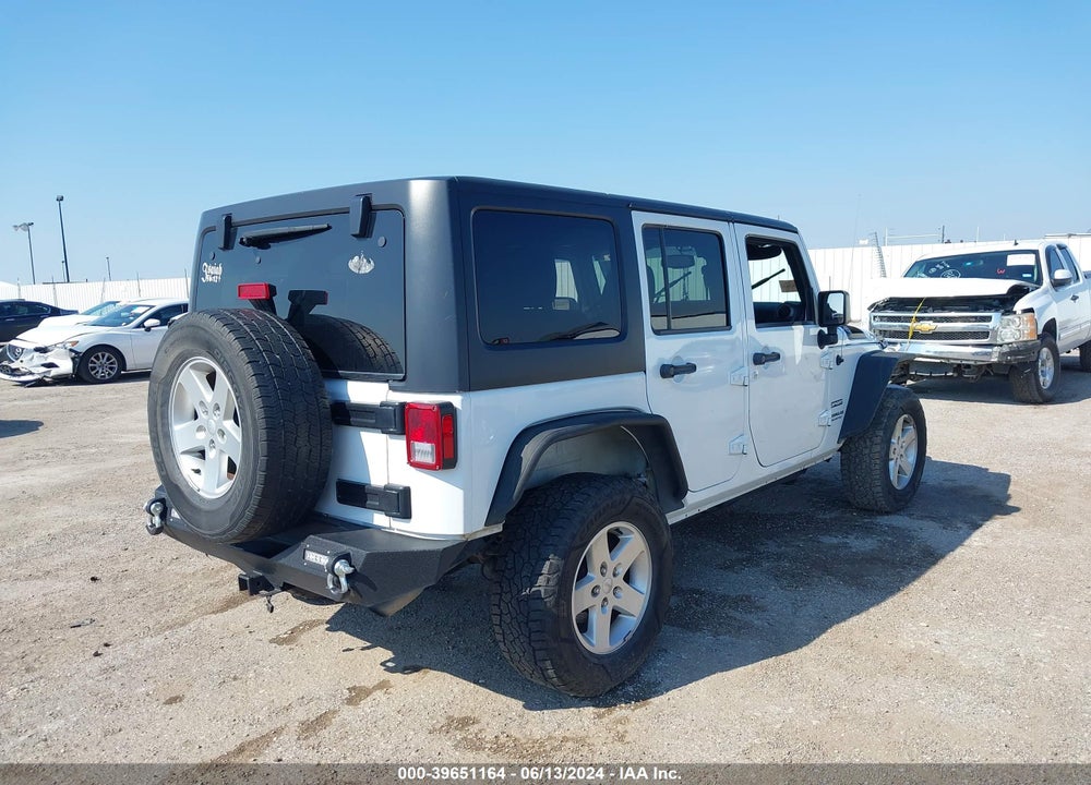 2017 JEEP WRANGLER UNLIMITED SPORT 4X4 VIN: 1C4BJWDG0HL579033