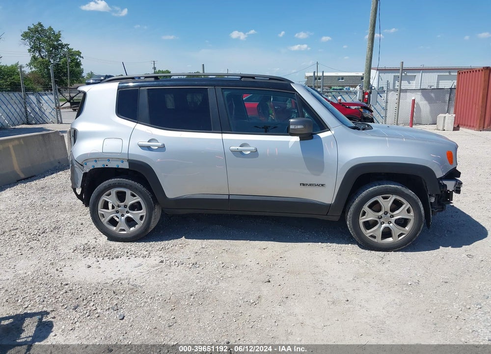 2019 JEEP RENEGADE LIMITED 4X4 VIN: ZACNJBD19KPJ90926
