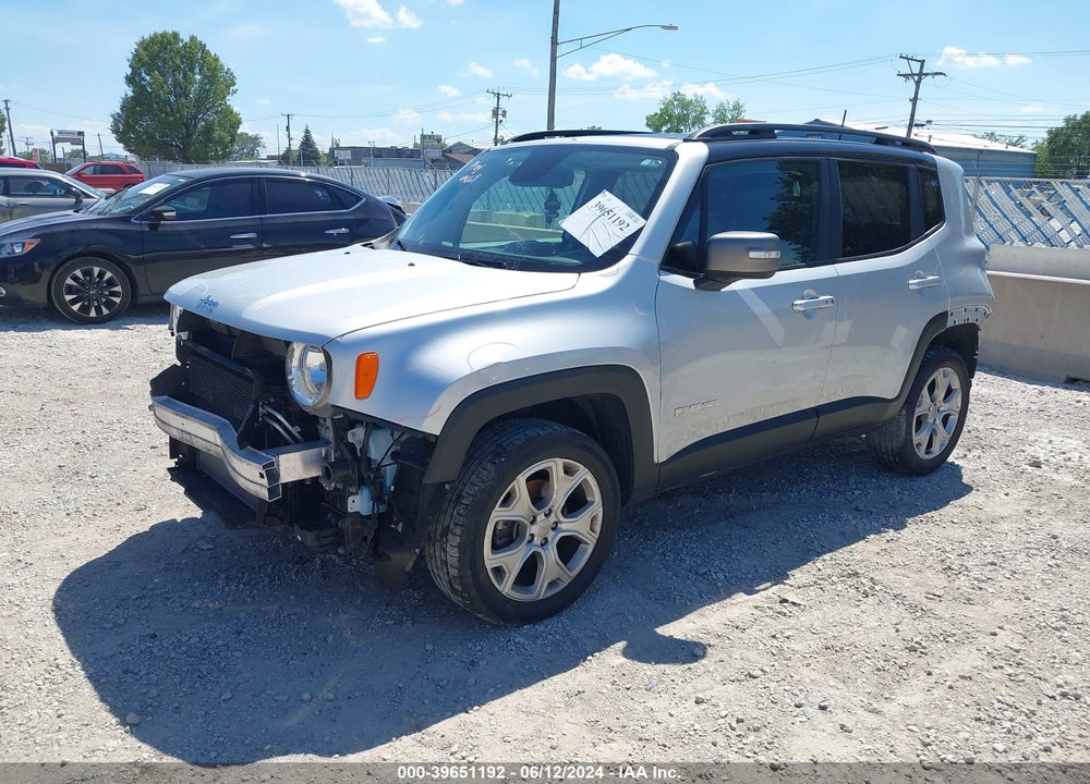 2019 JEEP RENEGADE LIMITED 4X4 VIN: ZACNJBD19KPJ90926