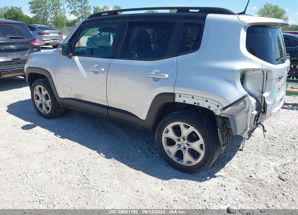 2019 JEEP RENEGADE LIMITED 4X4 VIN: ZACNJBD19KPJ90926