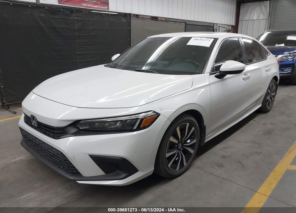 2022 HONDA CIVIC EX VIN: 2HGFE1F79NH319746