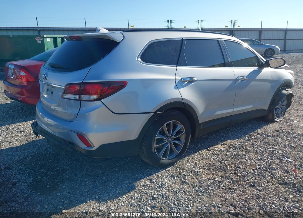 2017 HYUNDAI SANTA FE SE VIN: KM8SM4HFXHU213681
