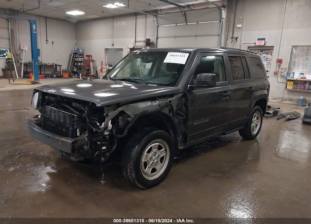 2017 JEEP PATRIOT SPORT FWD VIN: 1C4NJPBA0HD134884