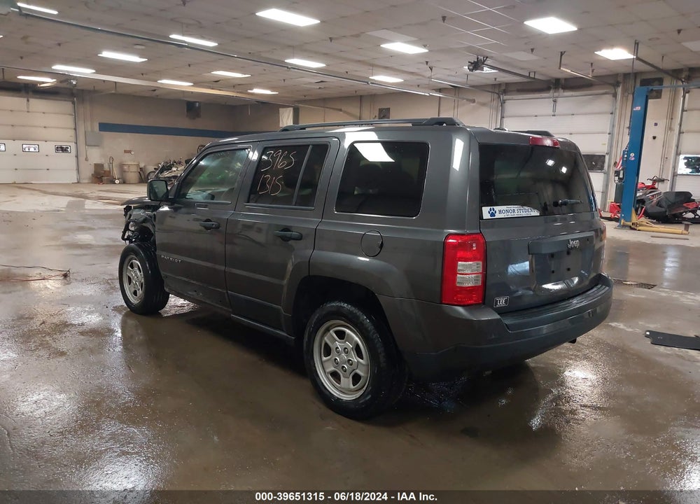 2017 JEEP PATRIOT SPORT FWD VIN: 1C4NJPBA0HD134884