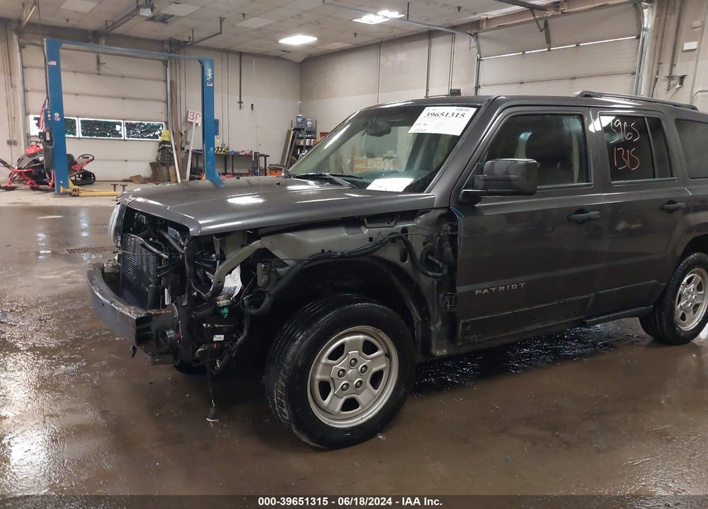 2017 JEEP PATRIOT SPORT FWD VIN: 1C4NJPBA0HD134884