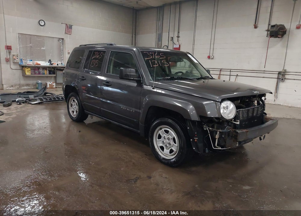 2017 JEEP PATRIOT SPORT FWD VIN: 1C4NJPBA0HD134884